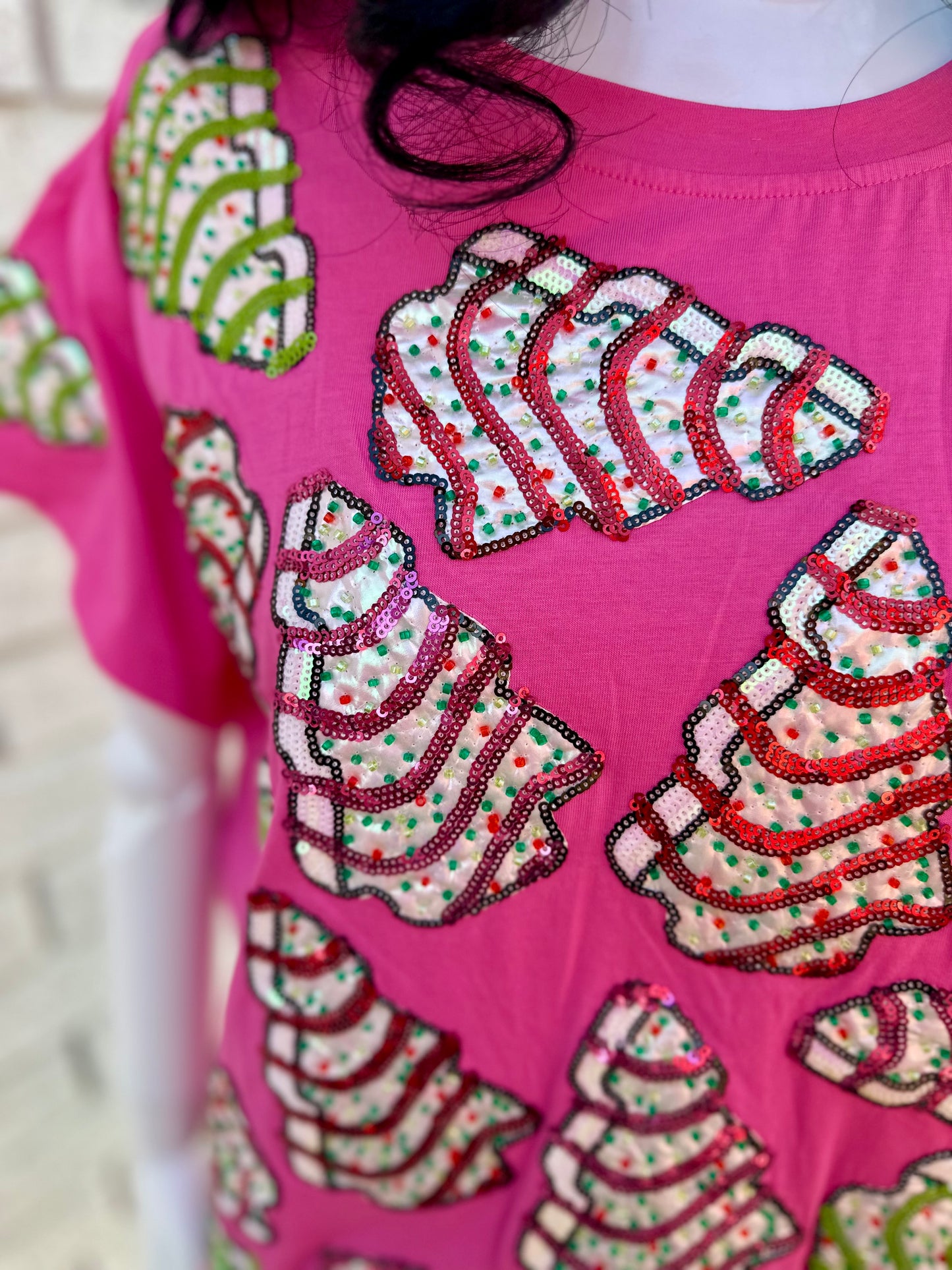 Pink Little Debbie Trees Tee