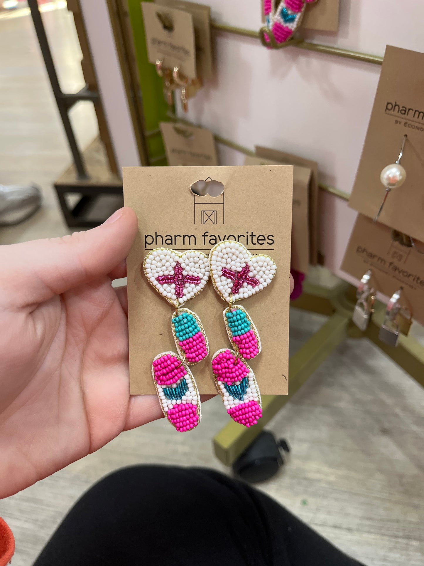NURSE PILL EARRINGS