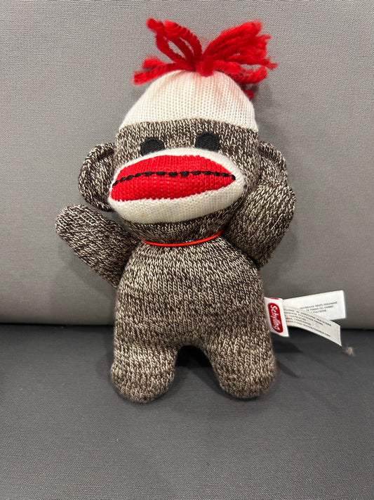 BABY SOCK MONKEY - BROWN