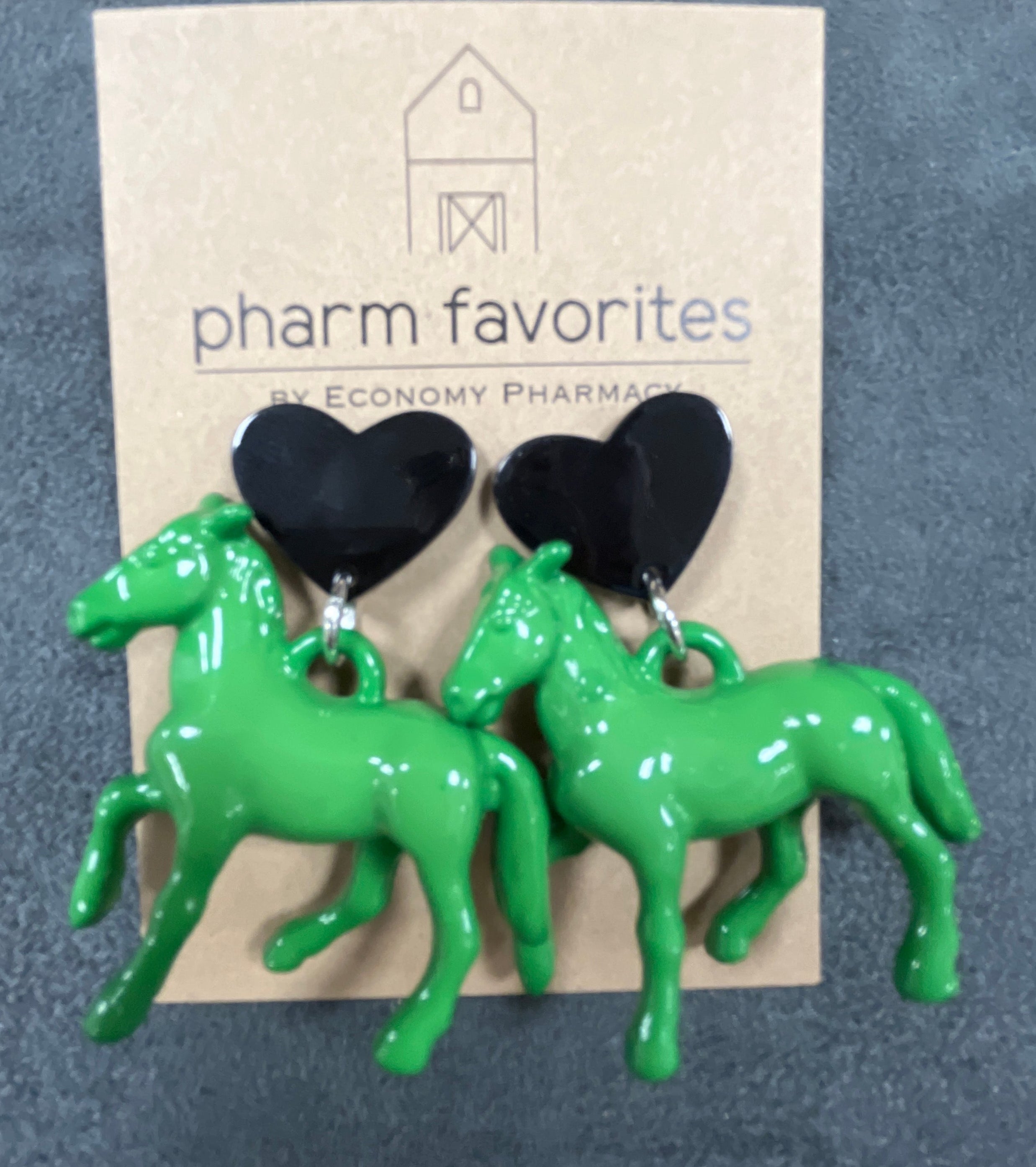 ACRYLIC PONY EARRINGS