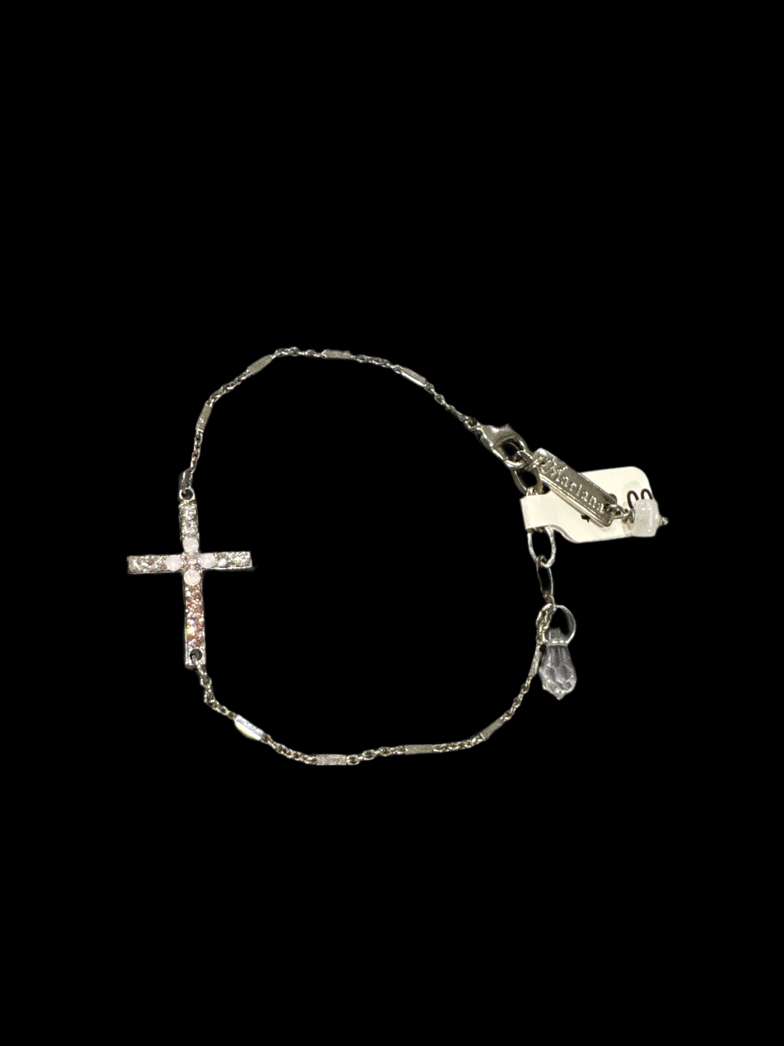 Mariana Silver Bracelet w/ cross.