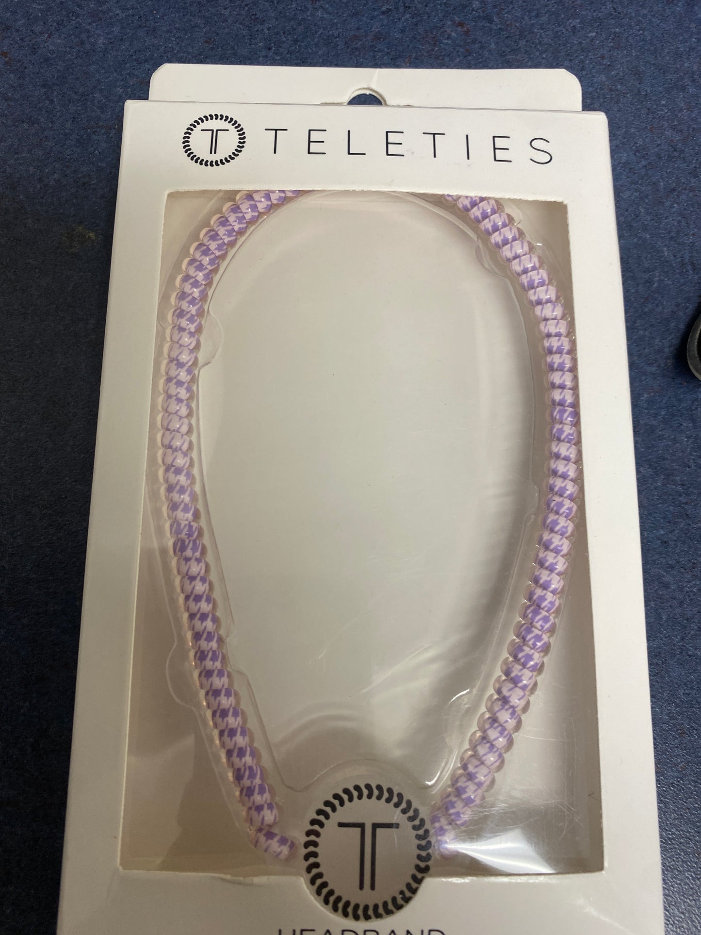 TELETIES- HEADBAND- PINK THISTLE