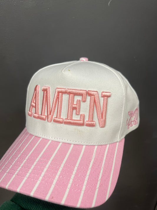 PINK STRIPED - AMEN