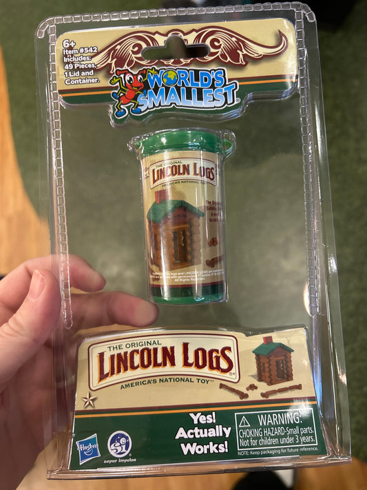 WORLDS SMALLEST LINCOLN LOGS