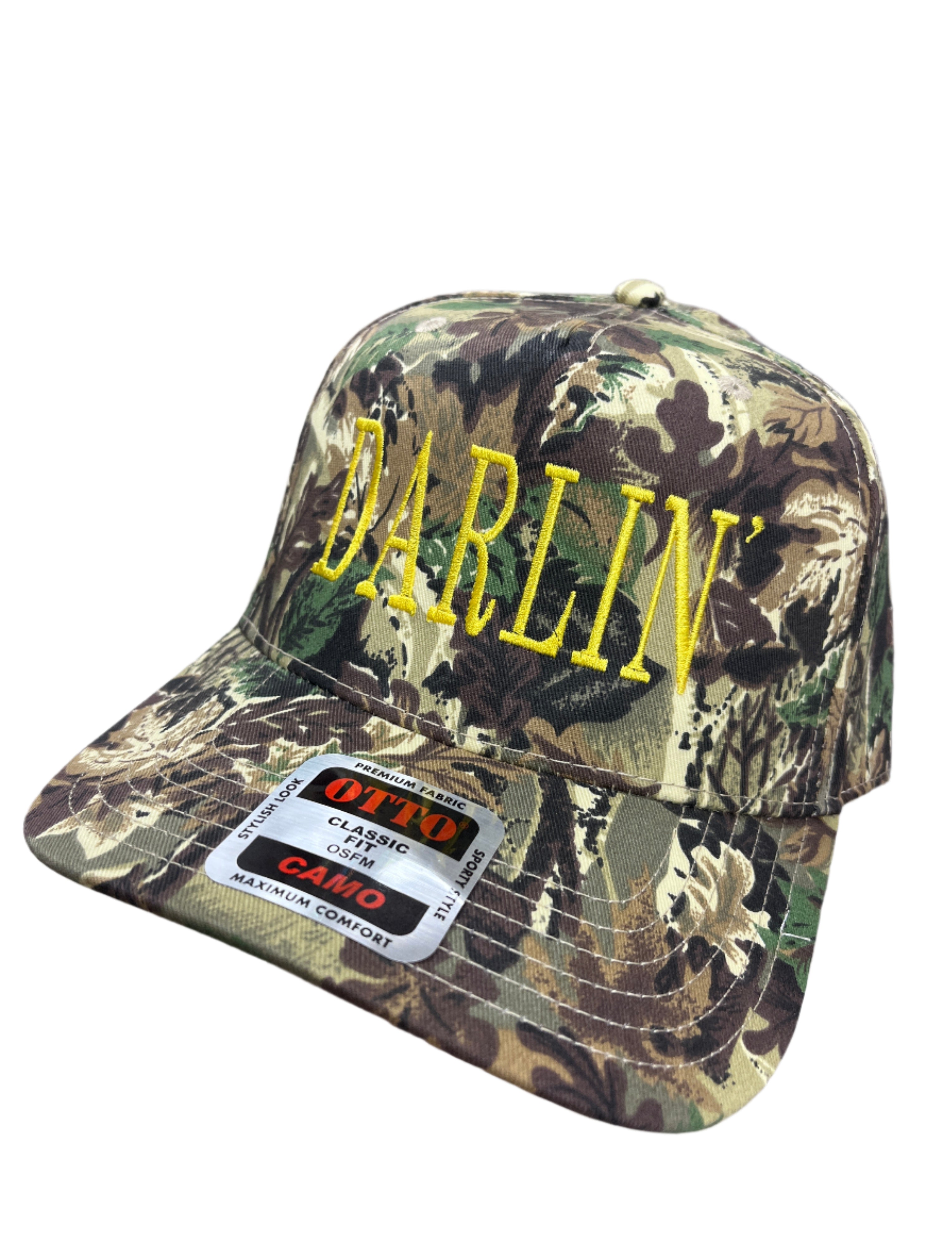 CAMO HAT - YELLOW DARLIN'