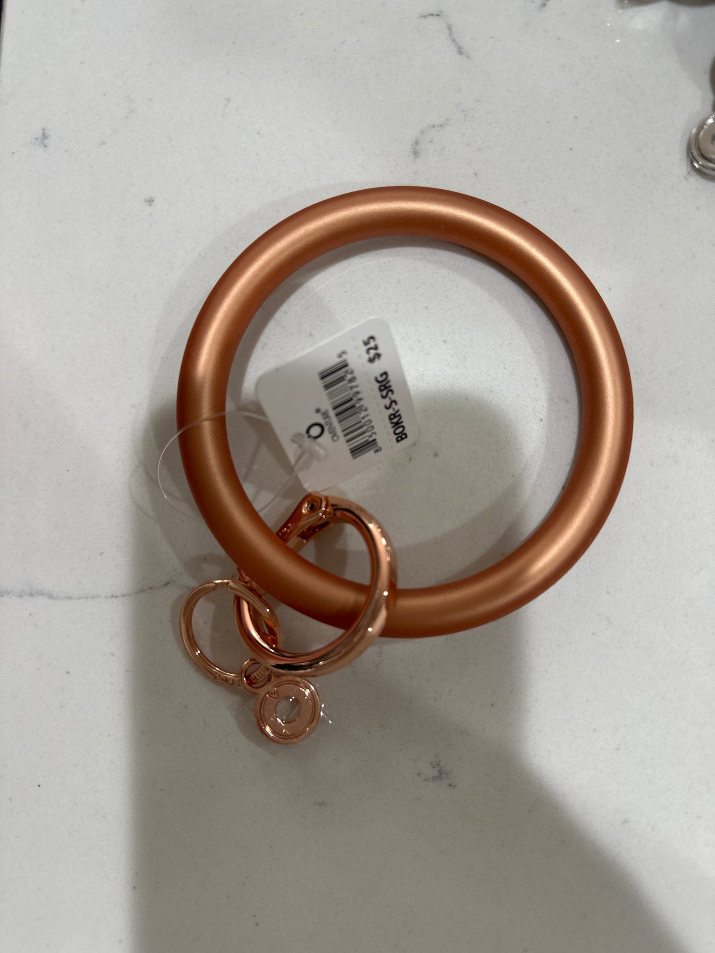 O-RING SILICONE - SOLID ROSE GOLD RUSH