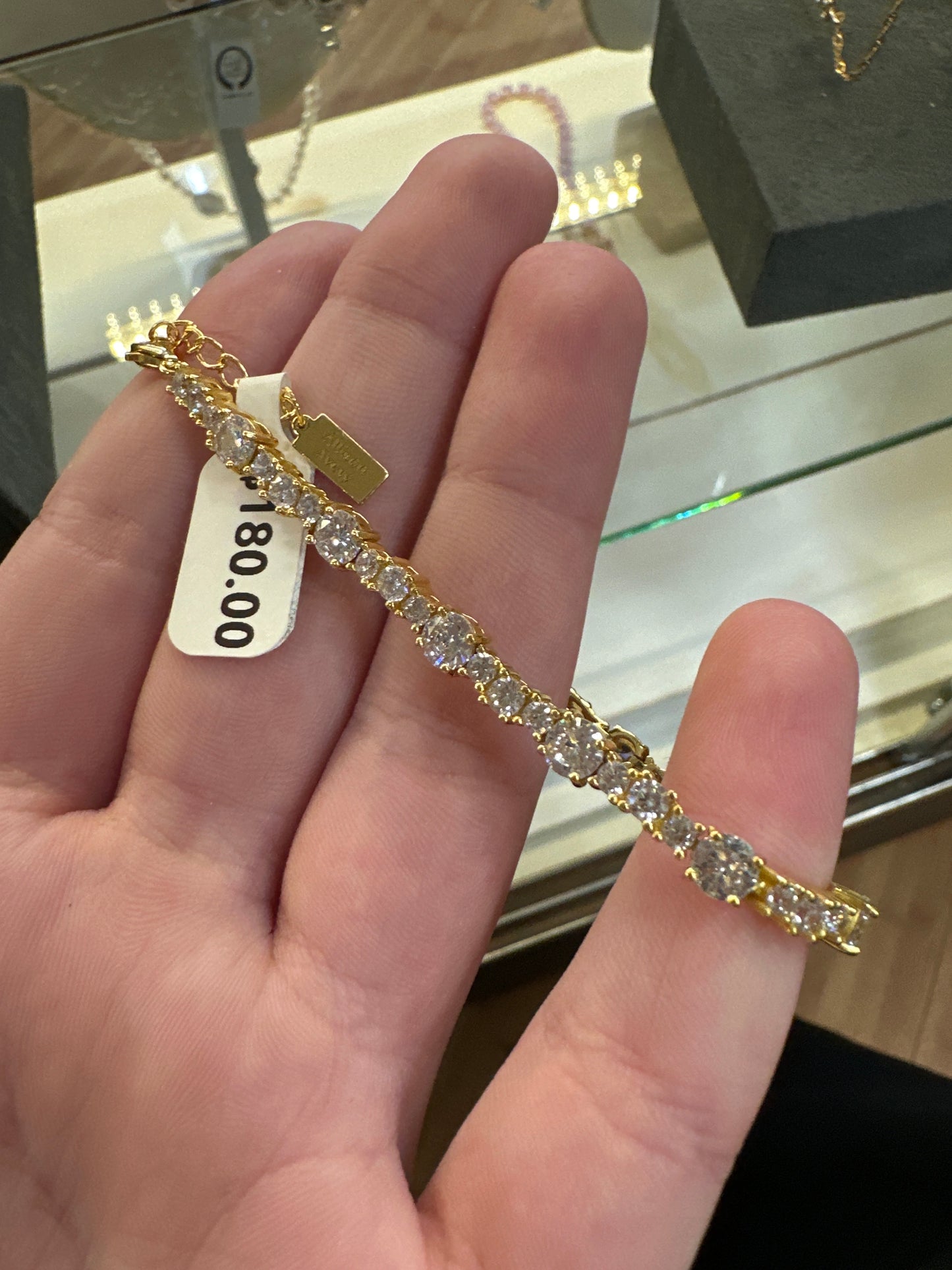 CRYSTAL BRACELET GOLD