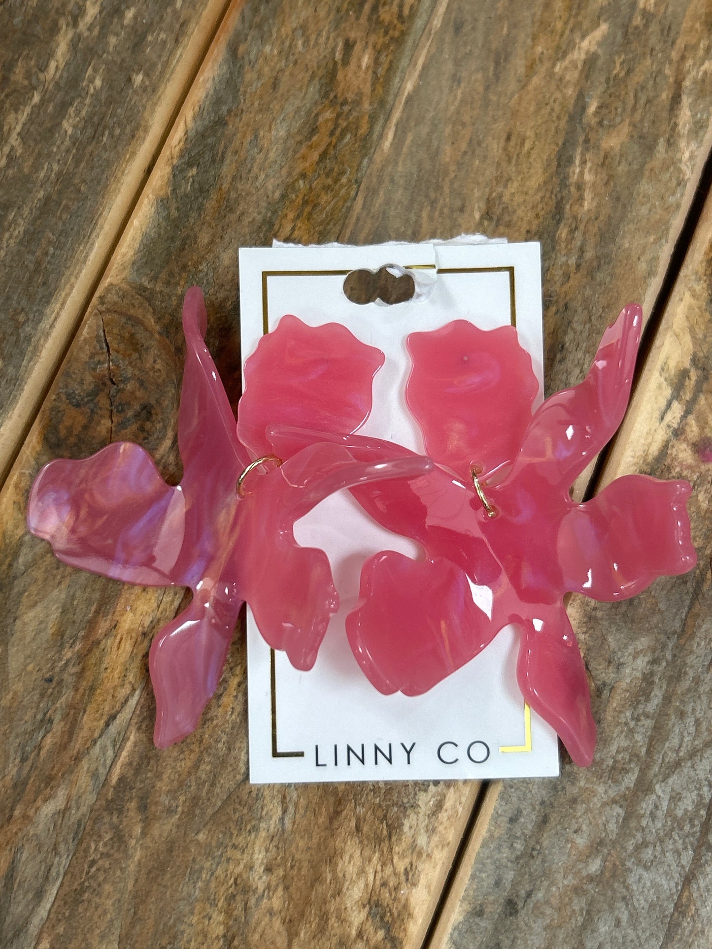 FLORA EARRINGS - AZALEA PINK