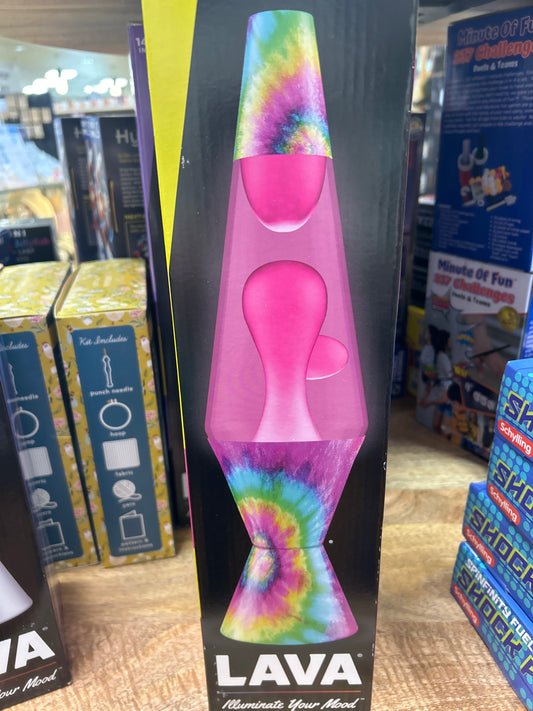 TYE DYE LAVA LAMP