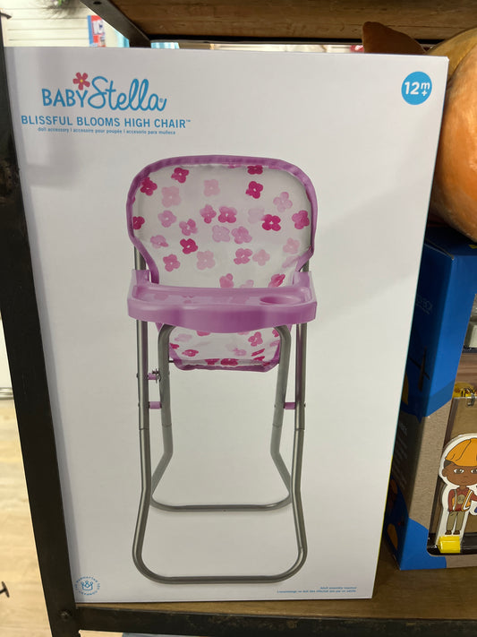 BABY STELLA BLISSFUL BLOOMS HIGH CHAIR