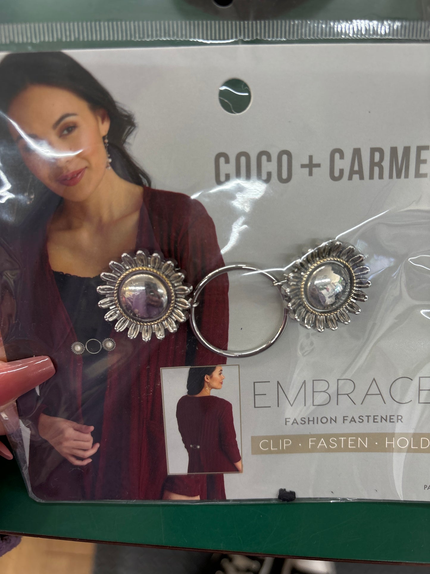 EMBRACE FASHION FASTENER - SUNFLOWER