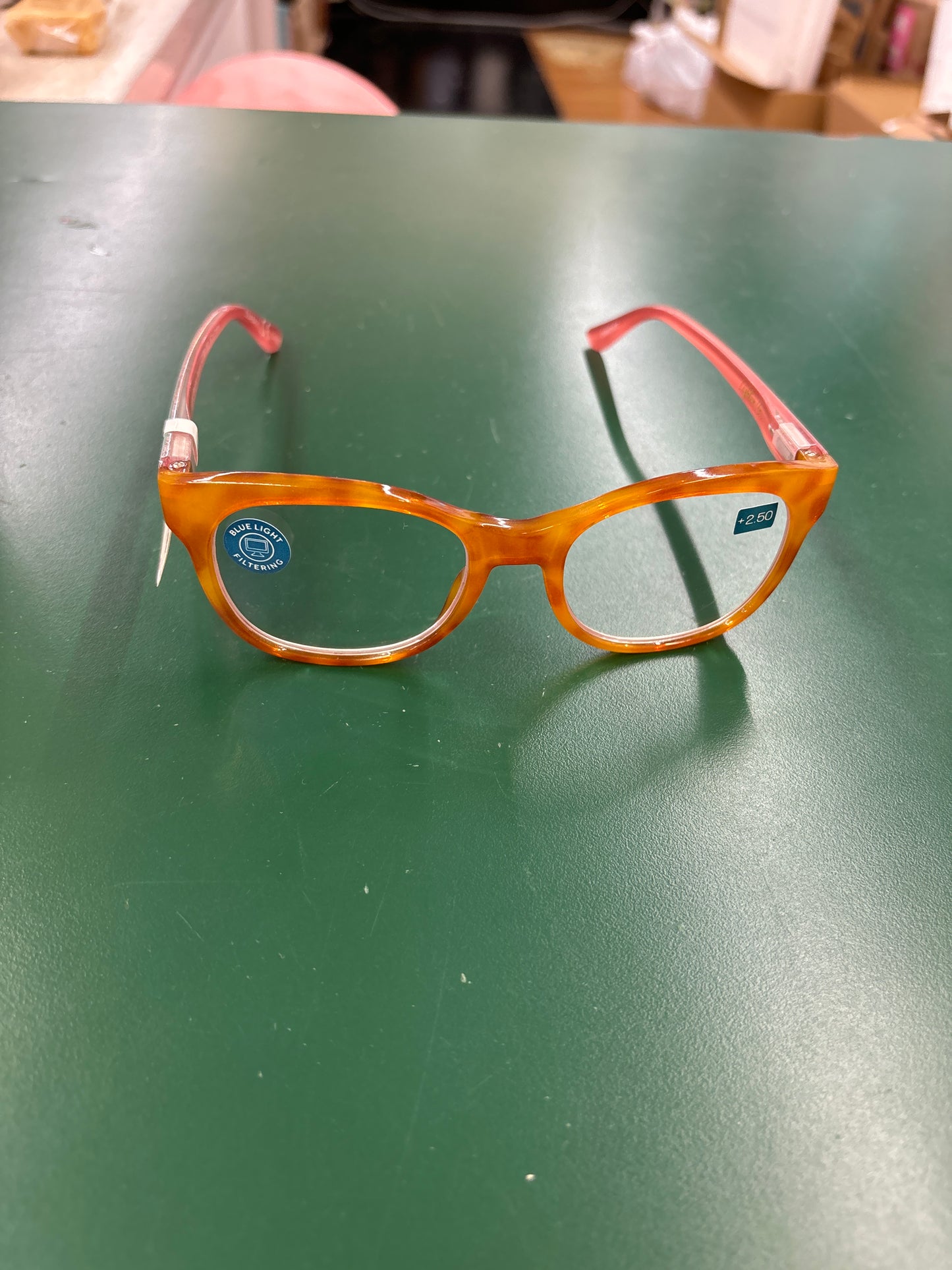 LIGHT BRIGHT FOCUS - HONEY TORTOISE/GREEN - +2.50