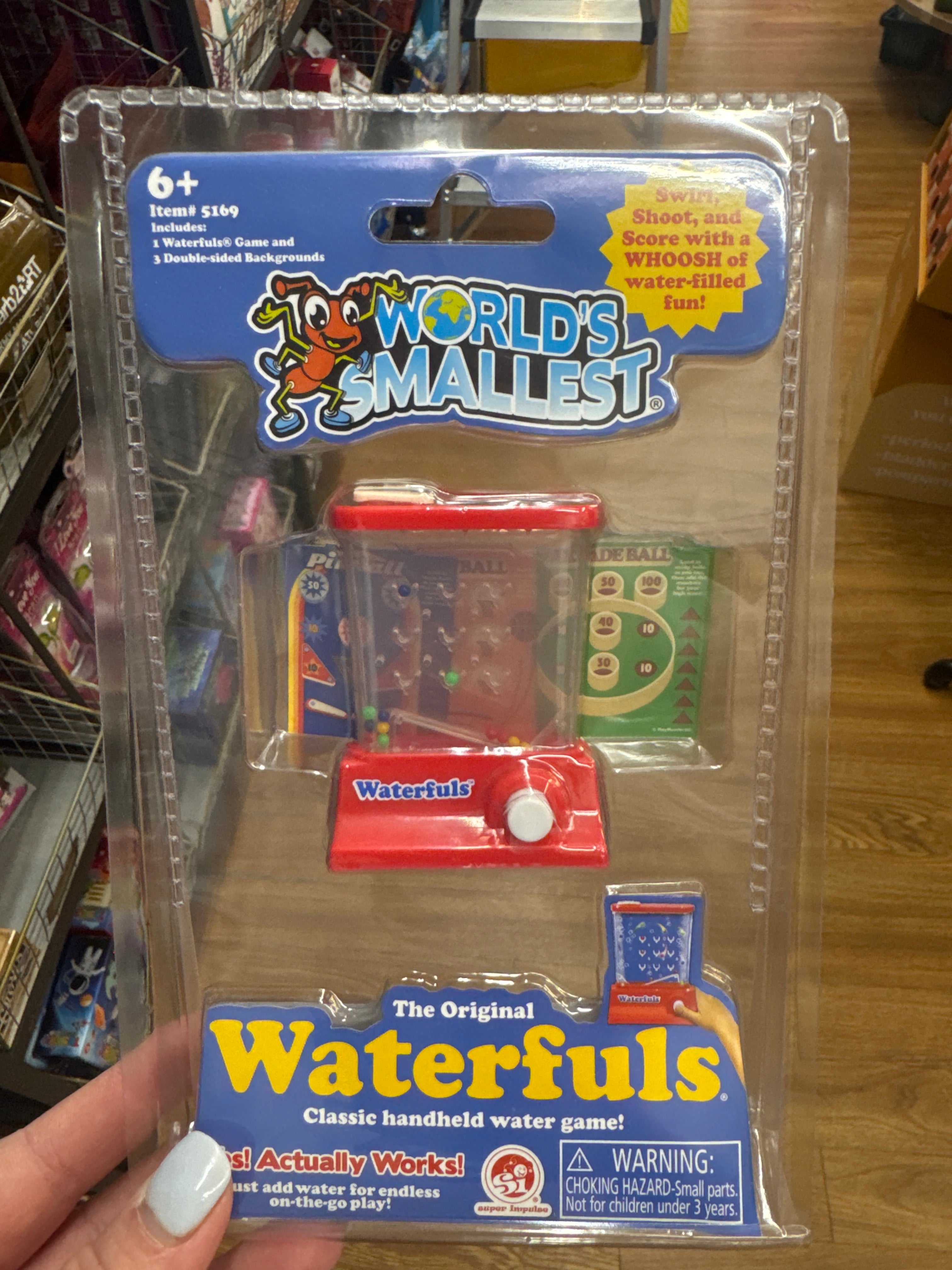 WORLDS SMALLEST - WATERFULS GAME