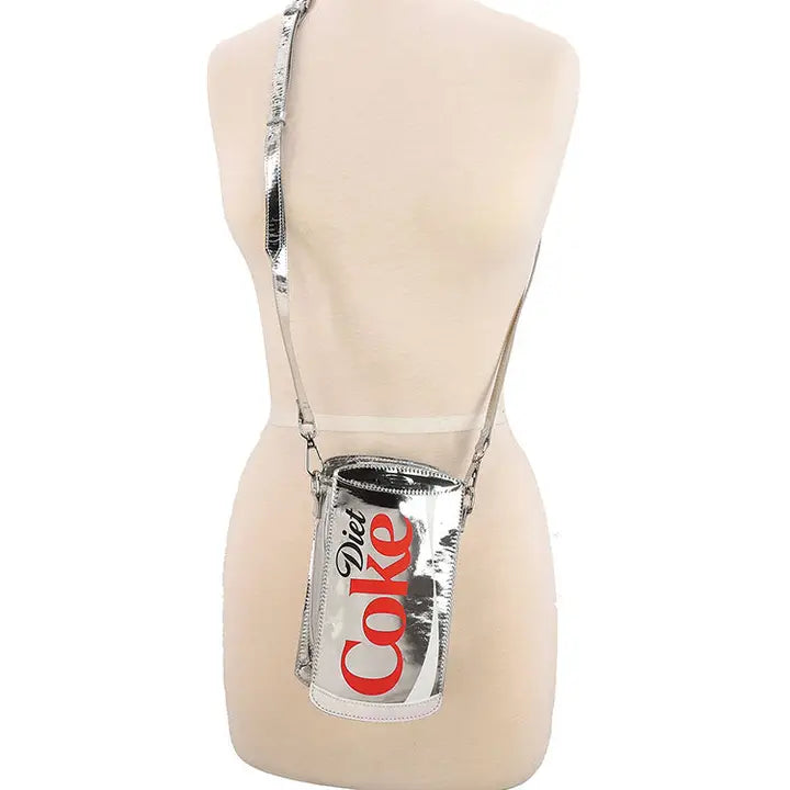 METALLIC CAN CROSS BODY BAG