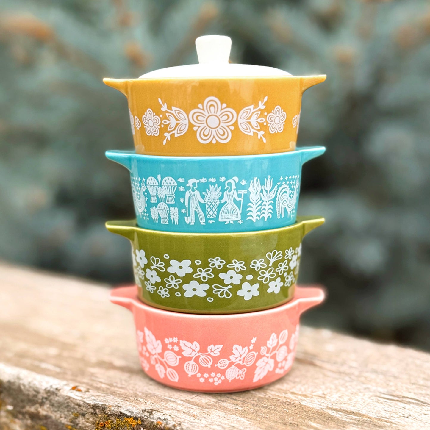 BUTTERPRINT CERAMIC TRINKET BOX