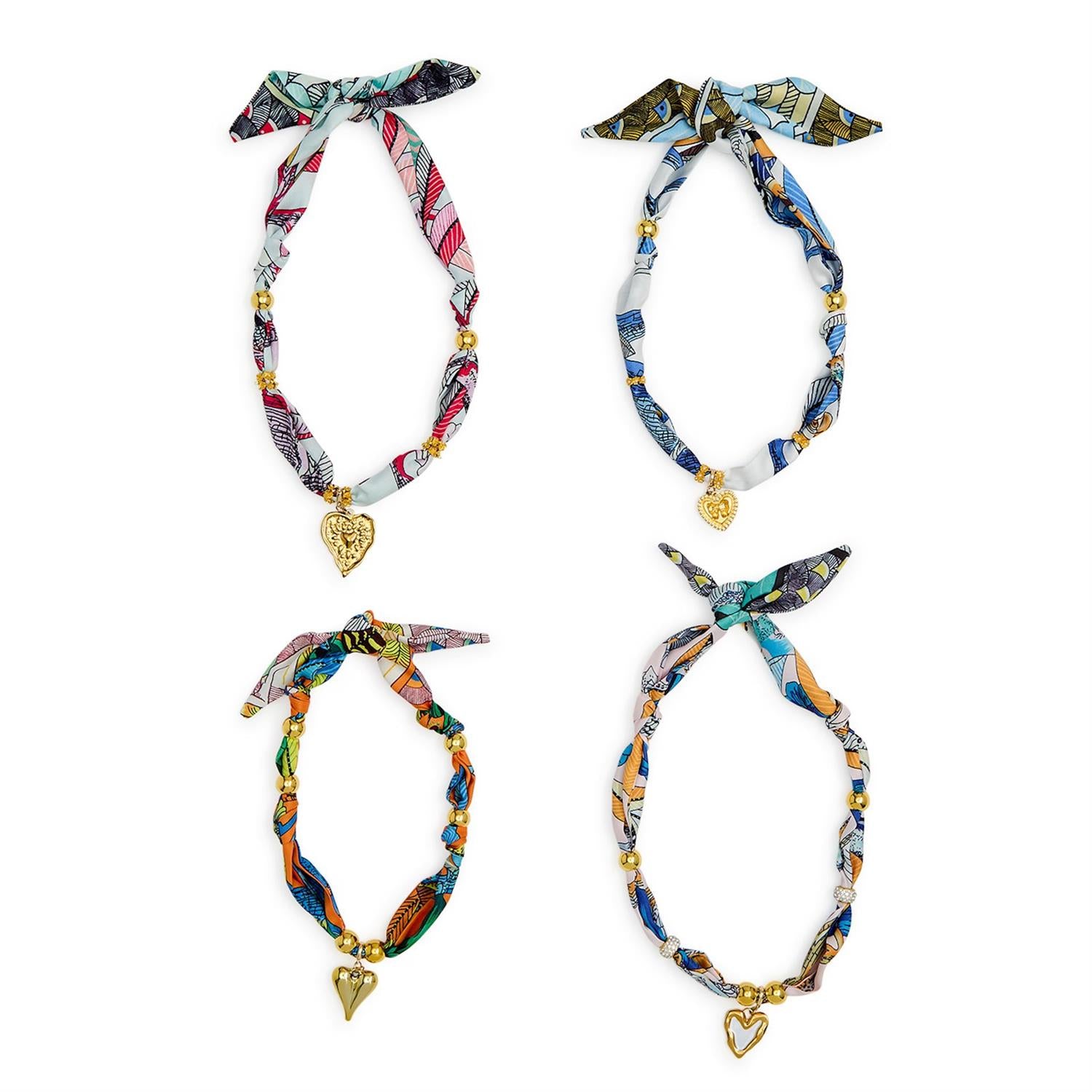 Tied To You Love Scarf Necklace