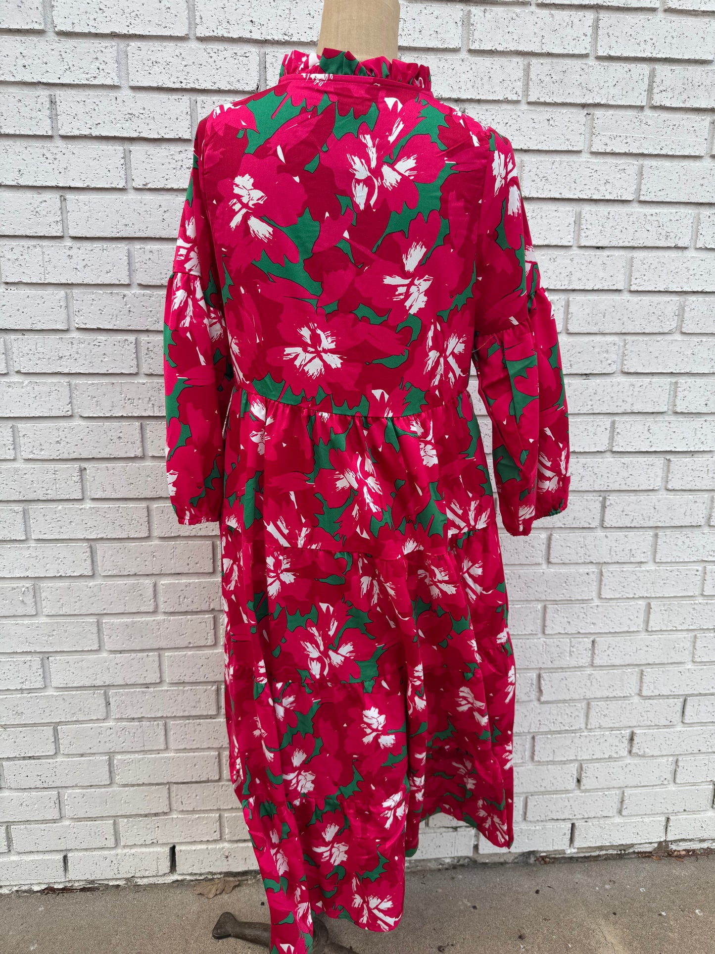 Pretty Poinsettias Christina Dress