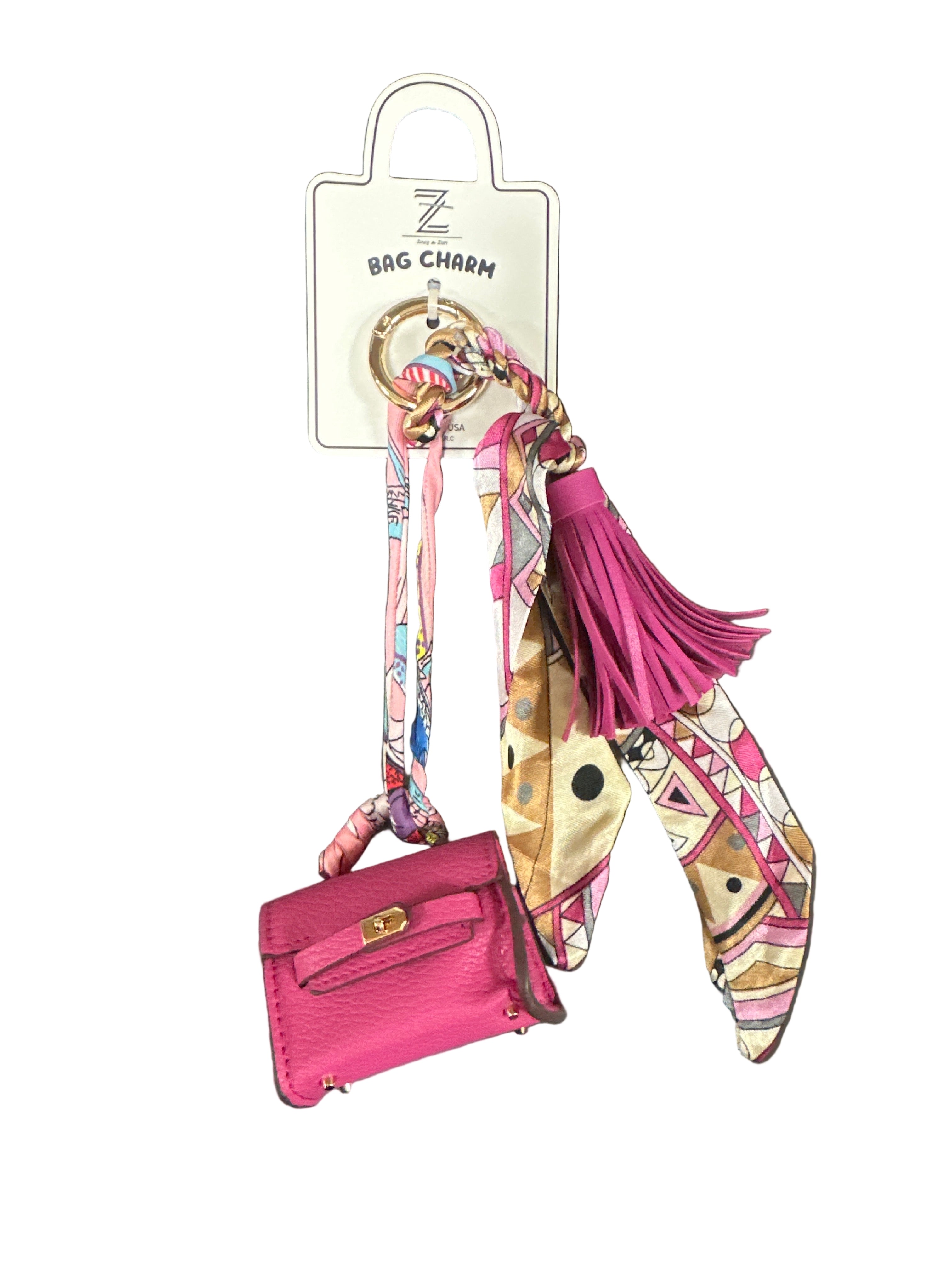 MINI BAG SCARF BAG CHARM