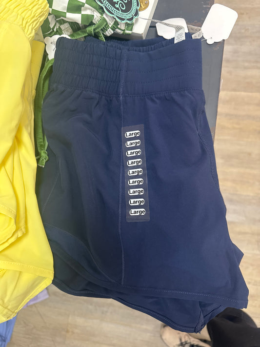 ACTIVE SHORTS W/MESH - NAVY