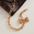Bow Shaped Mesh Charm Swag Bag Charm