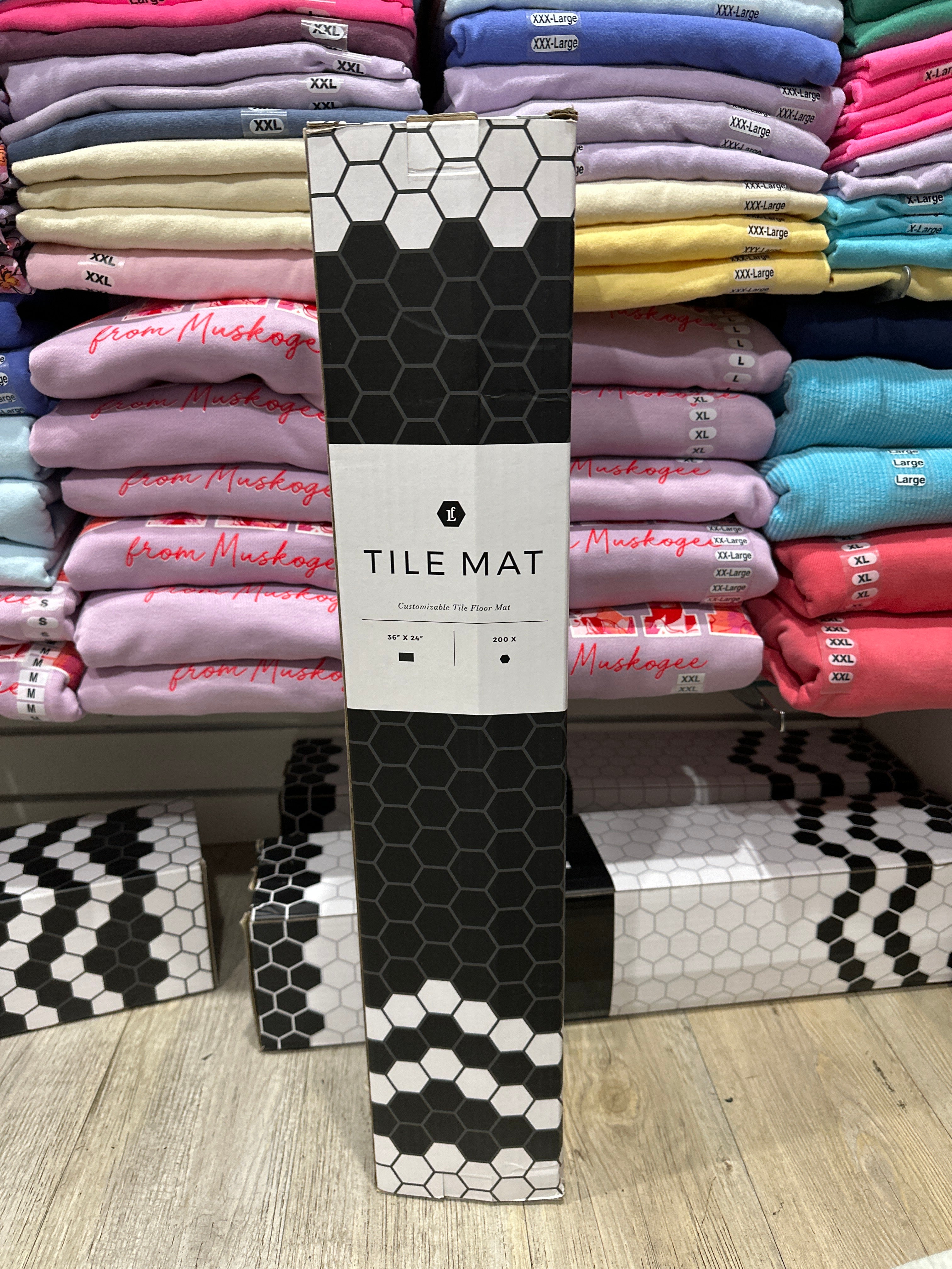 TILE MAT - LARGE - BLACK