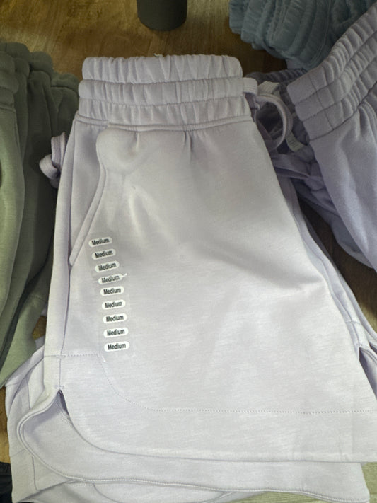 SCUBA TULIP SHORTS - LAVENDER