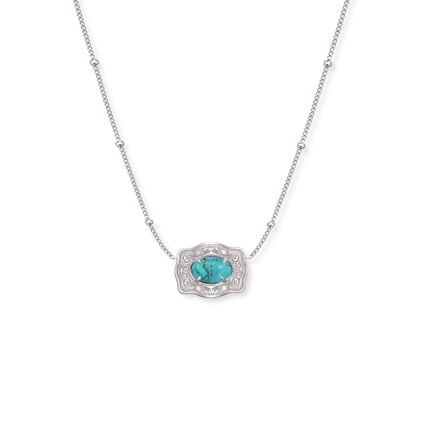 ULTRA MINI BELT BUCKLE NECKLACE OASIS