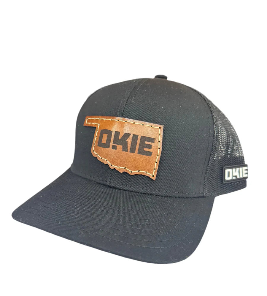 OKIE HAT - STATED LEATHER PATCH