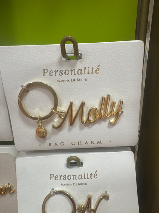 BAG CHARM KEYCHAIN - MOLLY