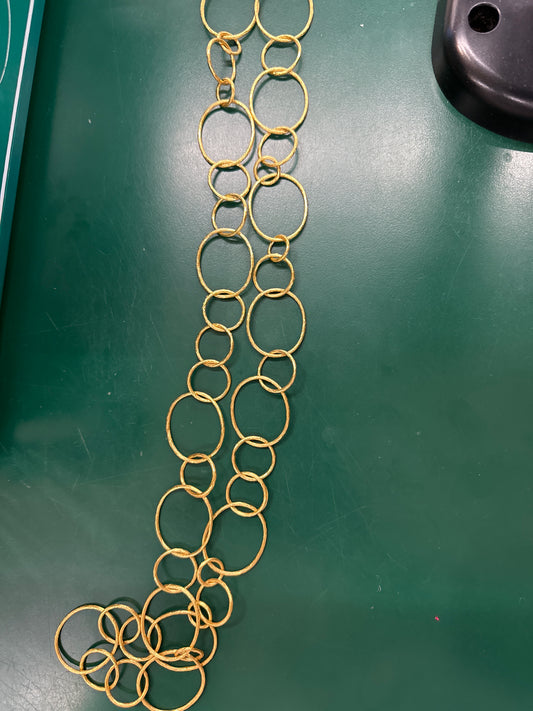 COLETTE TEXTURED NECKLACE GOLD