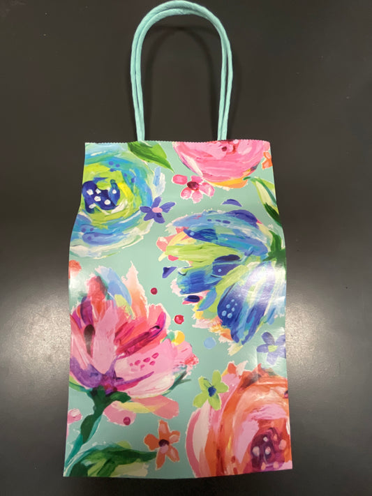 POSH PEONIES PAPER GIFT BAG