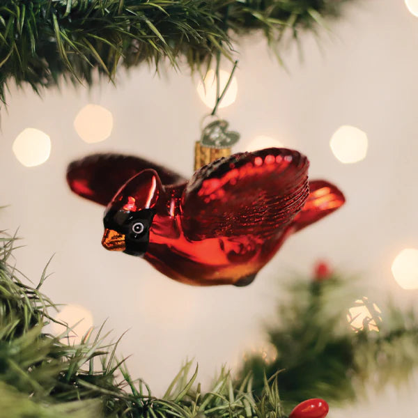 OWC ORNAMENT - CARDINAL IN FLIGHT