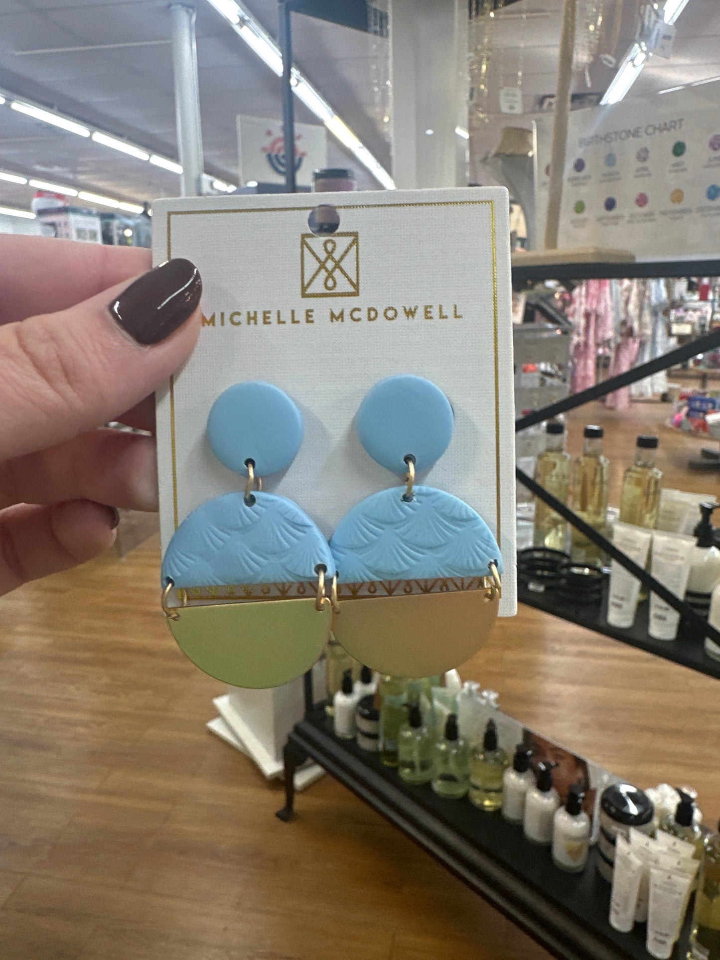 BLUE BREXLEY EARRINGS