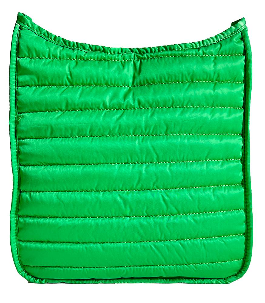 Everly Quilted Puffy Messenger-ASSORTED