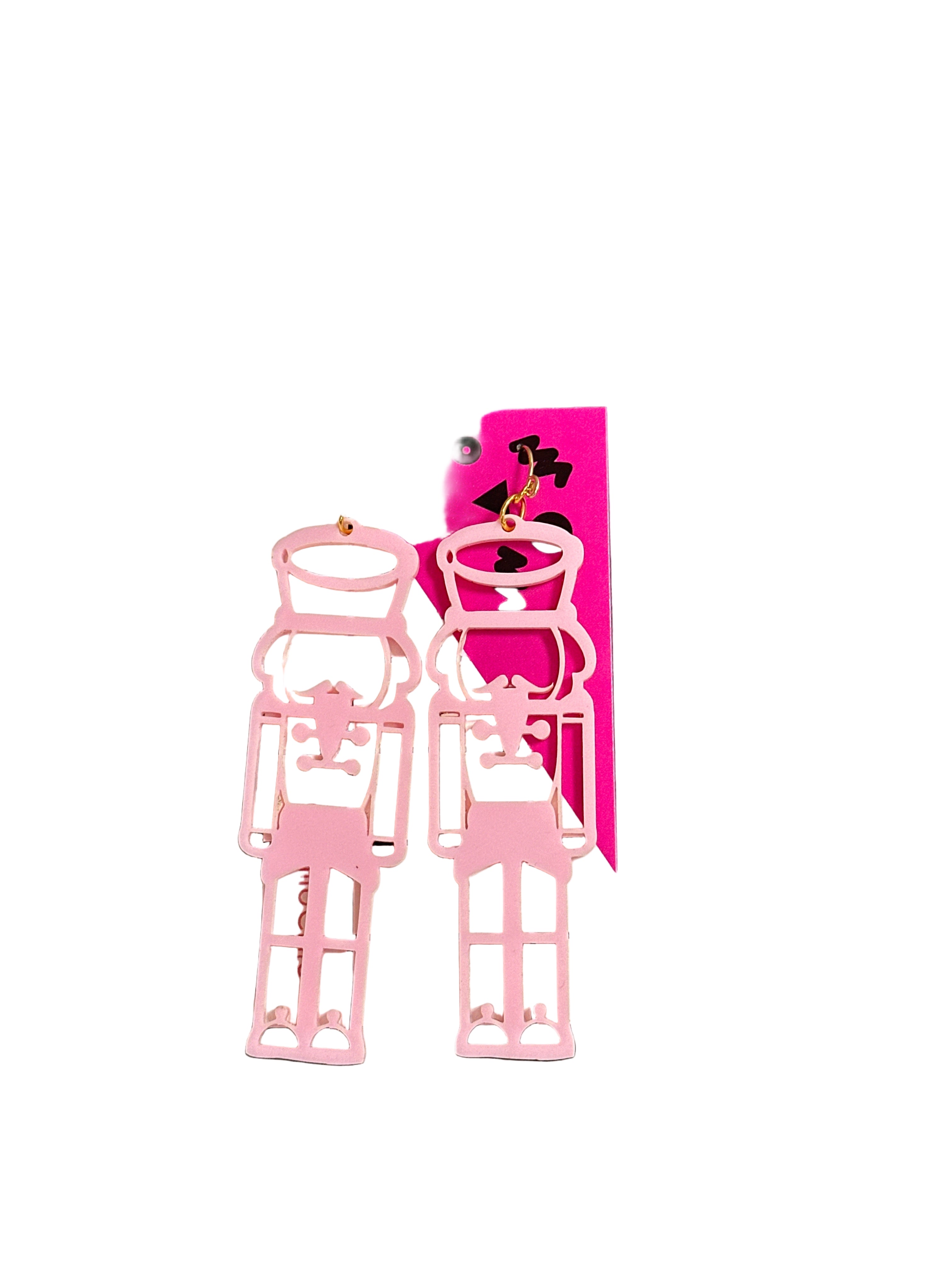 ACRYLIC NUTCRACKER EARRINGS