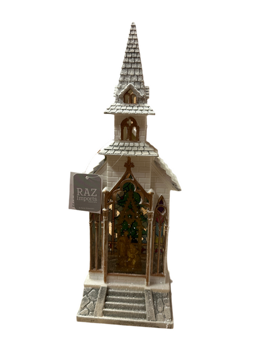 CHURCH GOLD NATIVITY GLOBE