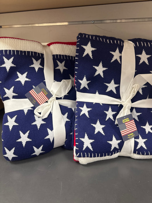 SIMPLY SOUTHERN USA FLAG BLANKET