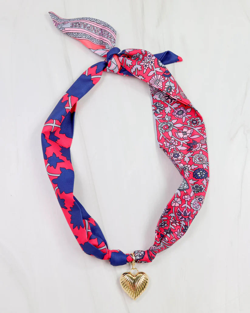 Lillie Scarf Charm Necklace