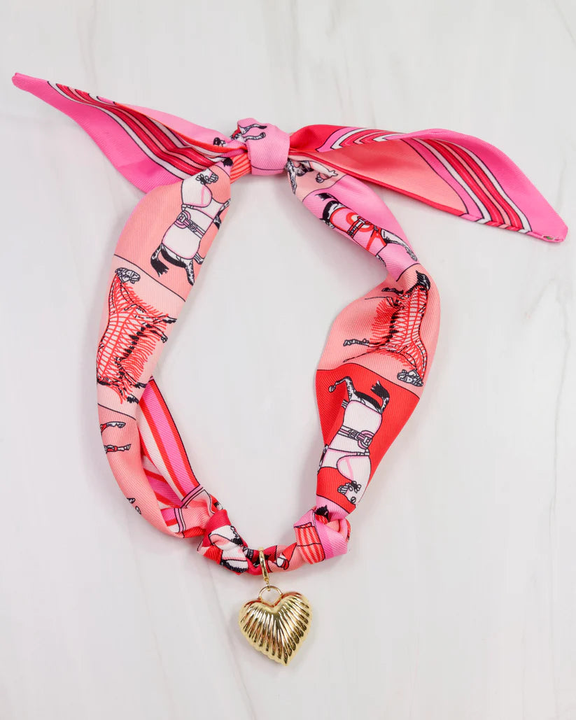 Lillie Scarf Charm Necklace