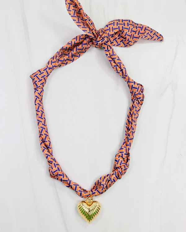 SERAFINA SCARF CHARM NECKLACE