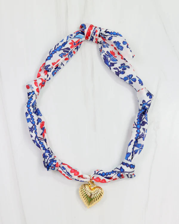 SERAFINA SCARF CHARM NECKLACE