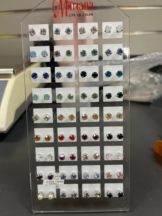 MARIANA - EARRINGS - SMALL STUD MULTI COLORS