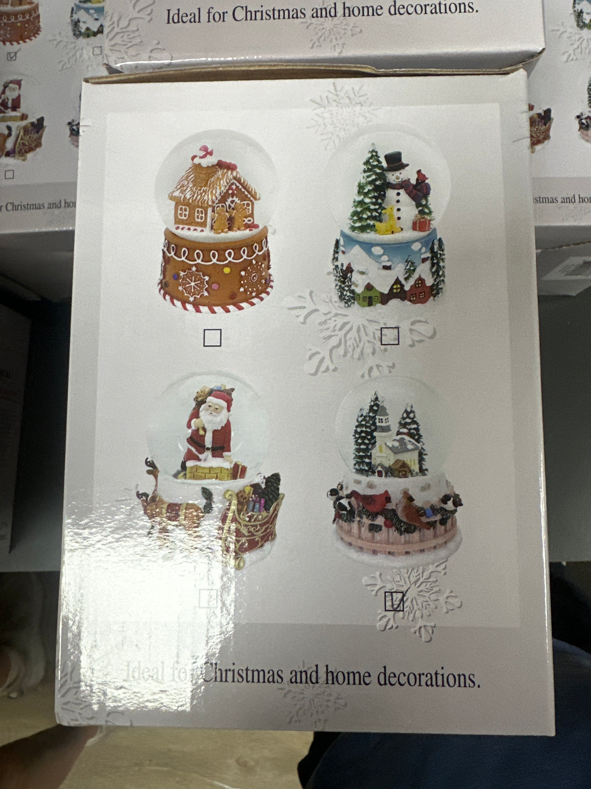 MUSICAL FESTIVE FRIENDS WATER GLOBE - ASSORTMENT