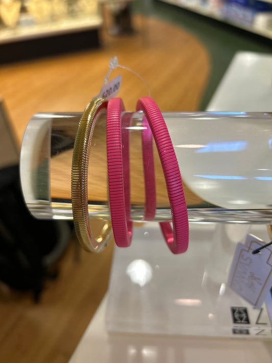 PINK & GOLD BRACELET 3PK