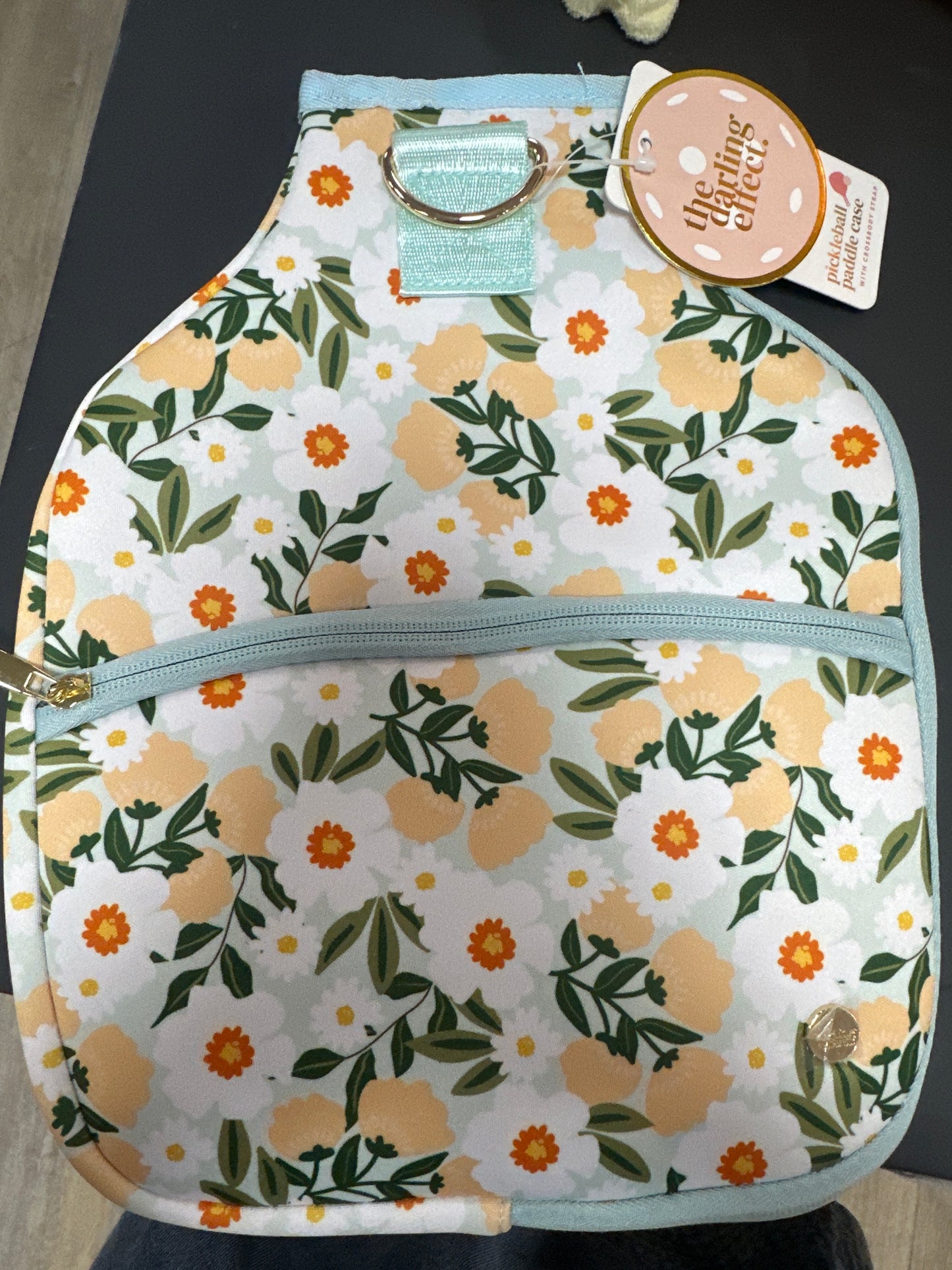 PICKLEBALL CASE - FLOWER TALK - BLUE