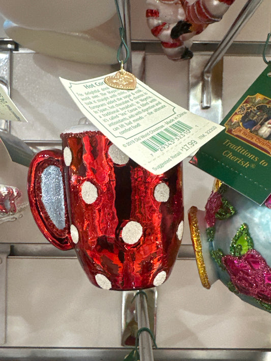 CHRISTMAS ORNAMENT - HOT COCOA