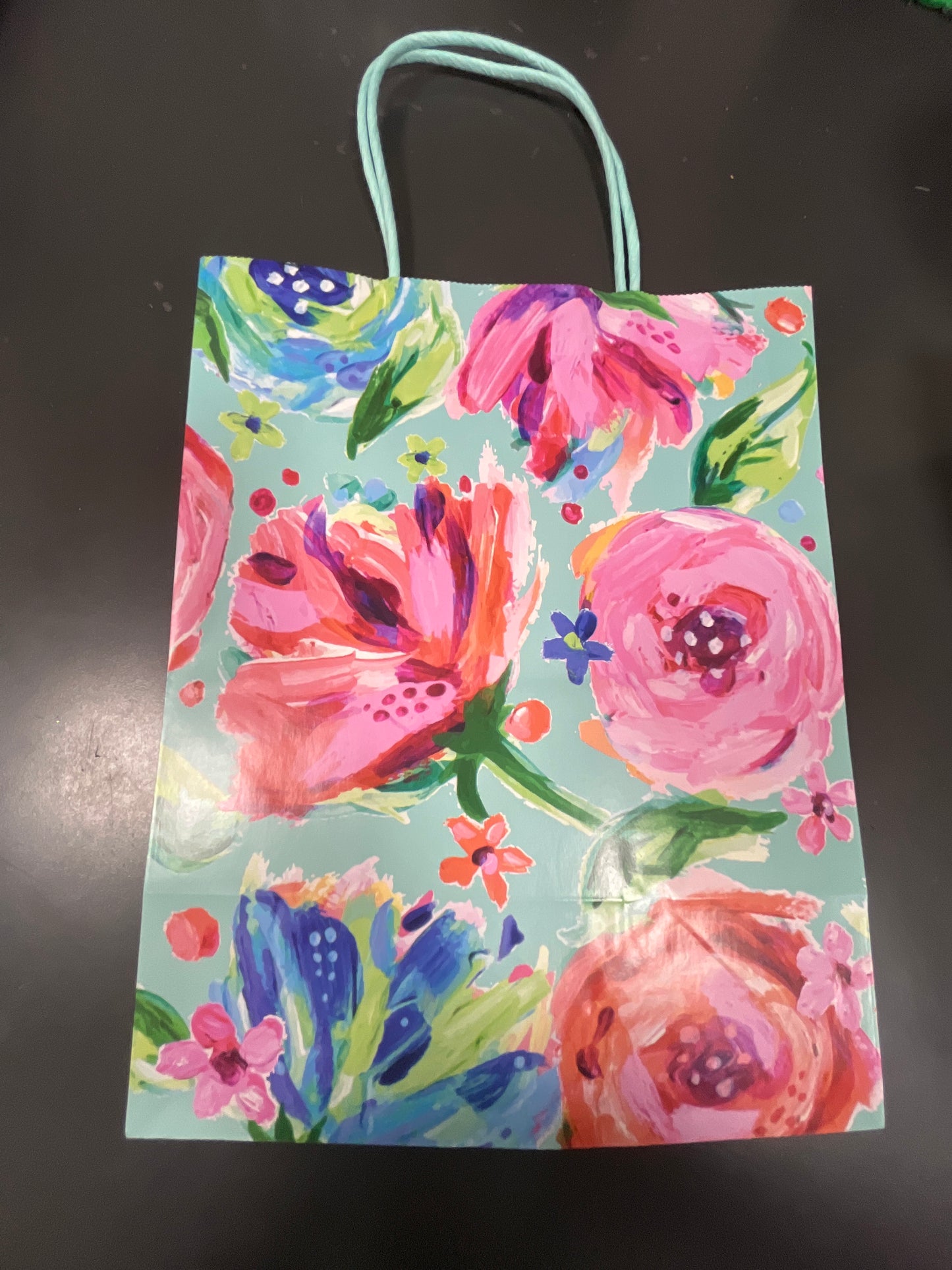 POSH PEONIES PAPER GIFT BAG - Pharm Favorites by Economy Pharmacy