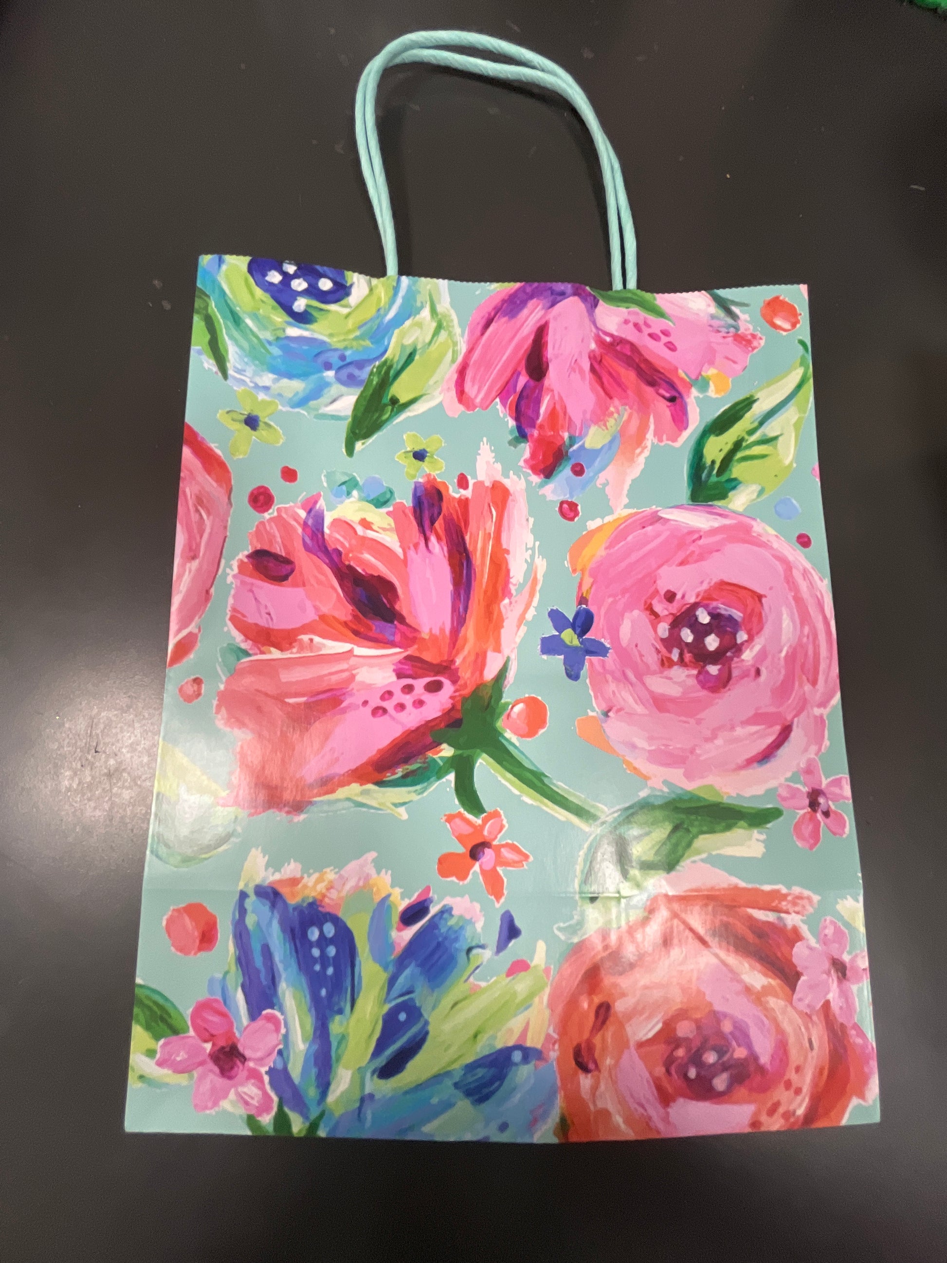 POSH PEONIES PAPER GIFT BAG - Pharm Favorites by Economy Pharmacy