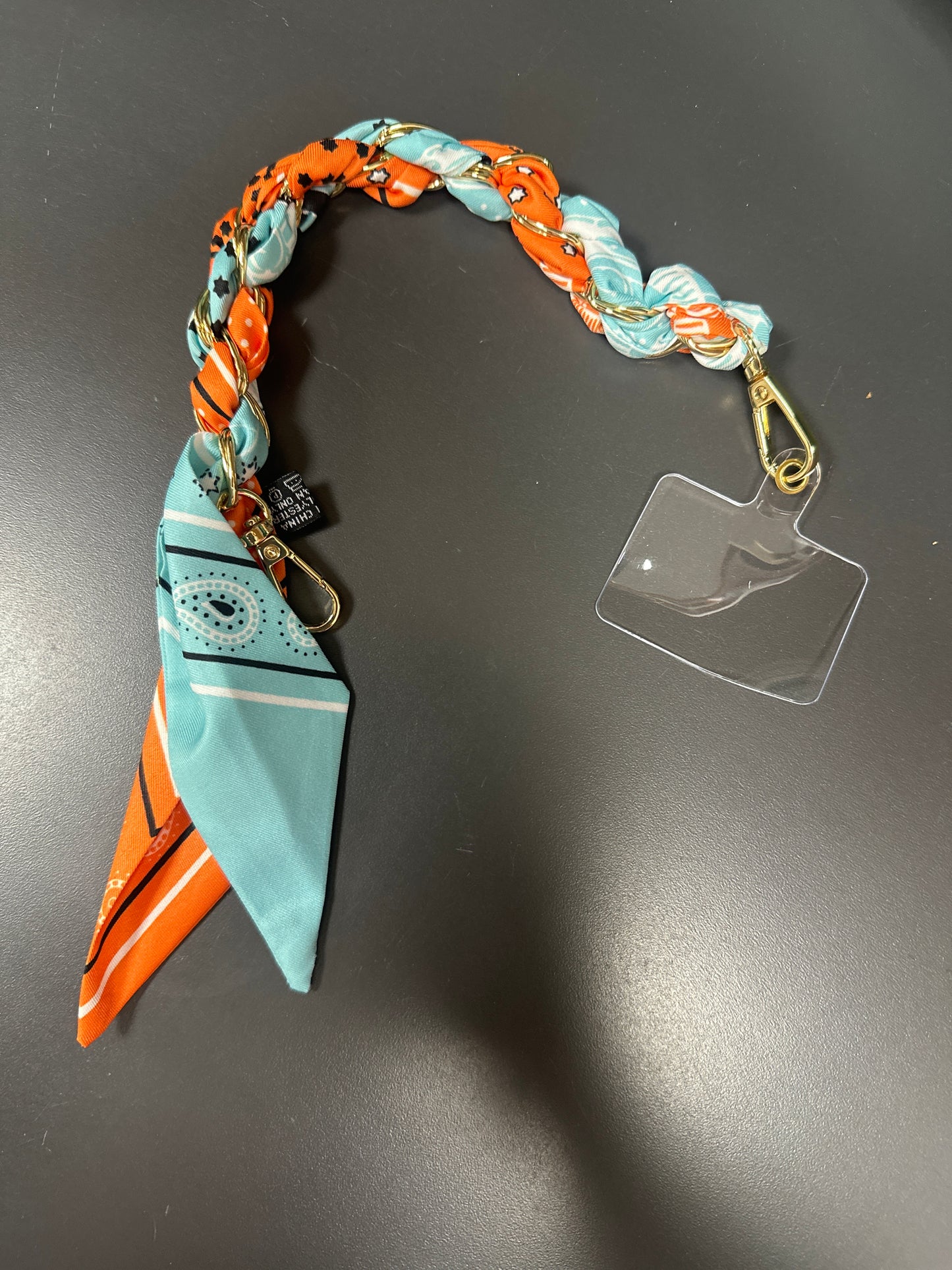 PURSE CHAIN W/SCARF