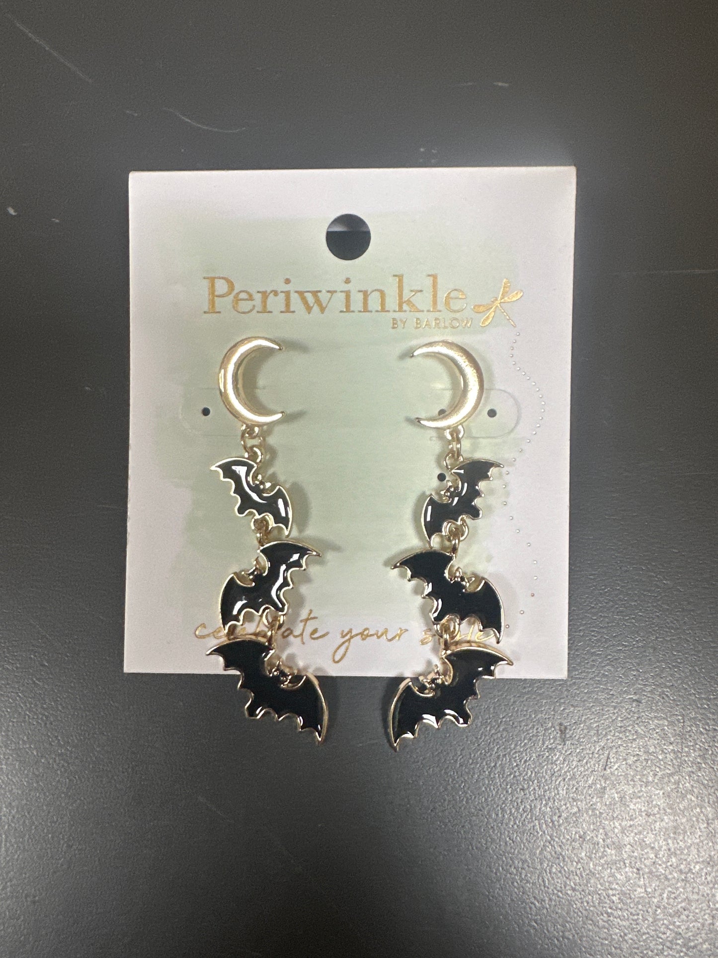 PERIWINKLE HALLOWEEN EARRINGS